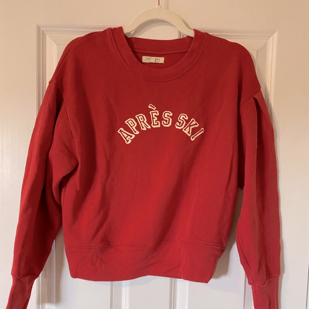 Women’s mile(s) by madewell Apres Ski sweatshirt. Size M but I think runs small